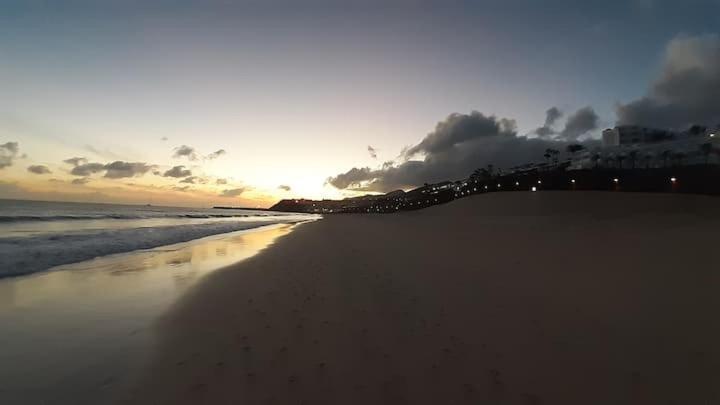 Jandia Beach Ferienwohnung mit Glasfaser WIFI, Meerblick und Balkon Morro Jable Exterior foto